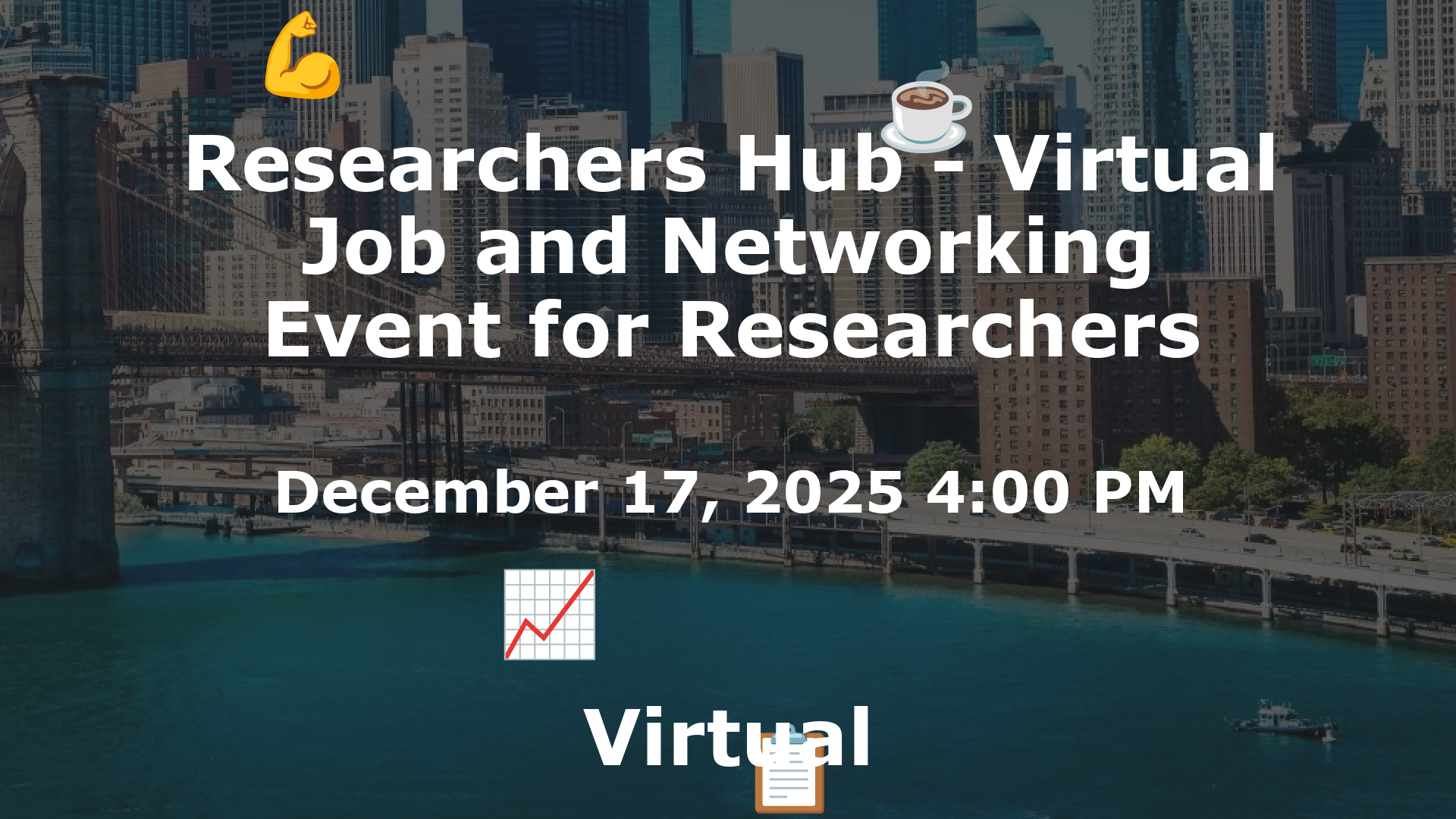 Researchers Hub - Virtual Job and Networking Event for Researchers event image
